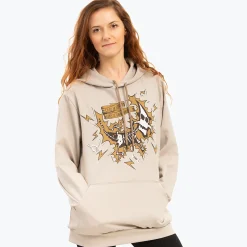 Bluza beżowa – Łecina – dwa kabelki