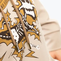 Bluza beżowa – Łecina – dwa kabelki
