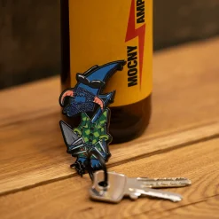 Łęcina 2w1 Metalowy brelok i otwieracz do piwa