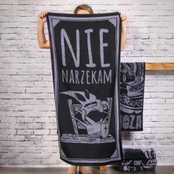 Duży ręcznik kąpielowy | 140×70 | Nie narzekam | idealny na basen
