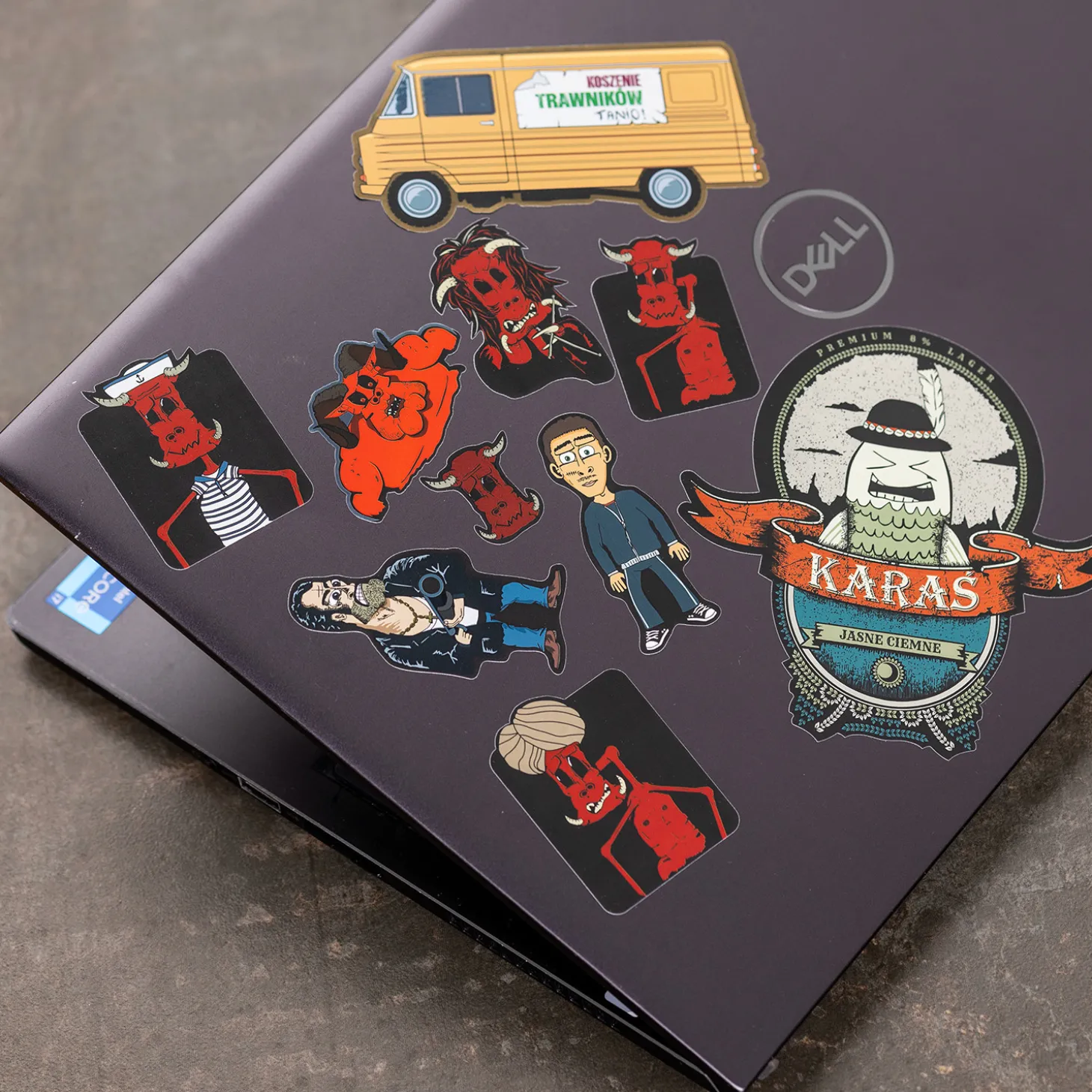 Egzorcysta | błyszczące wlepki na wypasie | cały arkusz