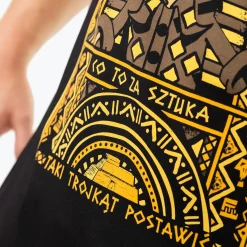 Koszulka czarna – Łęcina – Co to za sztuka taki trójkąt postawić