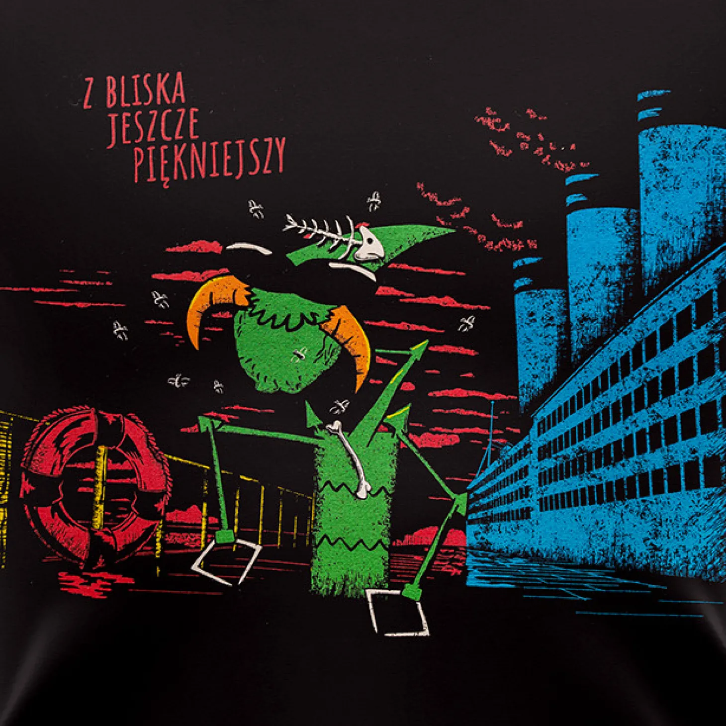 Koszulka czarna – z bliska jeszcze piękniejszy