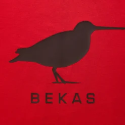 Koszulka z długim rękawem – Bekas – czerwona