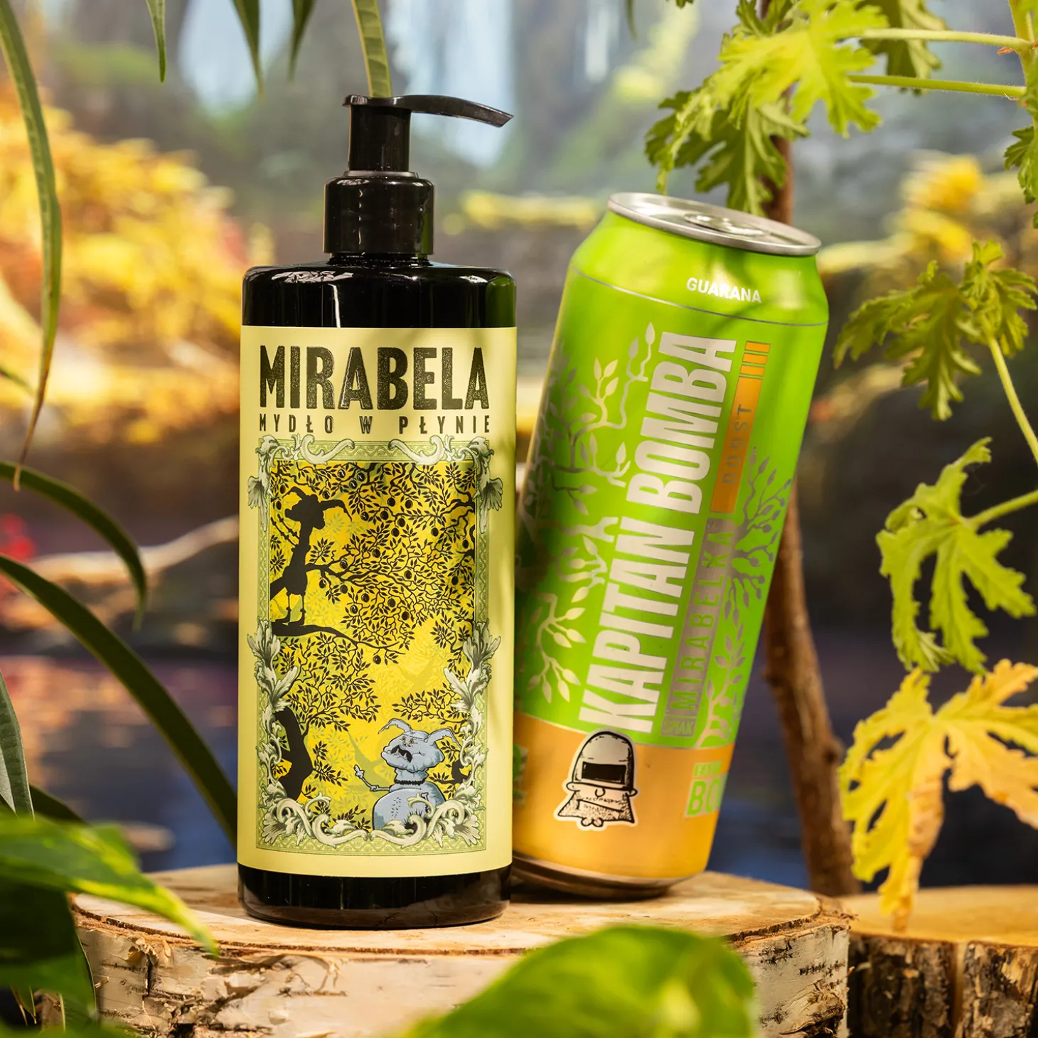 Mirabela – mydło w płynie z pompką 500 ml + Mirabelka na orzeźwienie