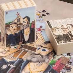 Puzzle – Egzorcysta – American Gothic – koniec amunicji – plus extra magnes.