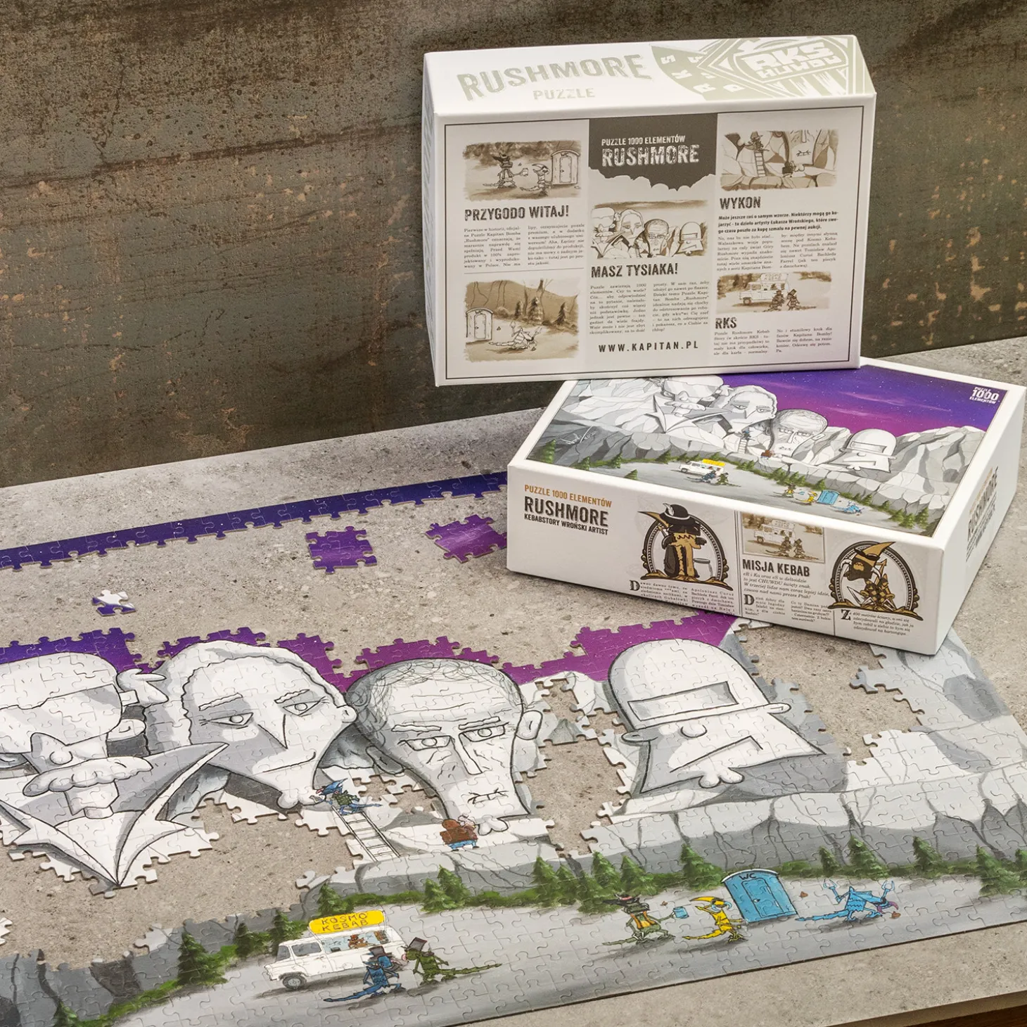 Puzzle 500/1000 elementów – Rushmore