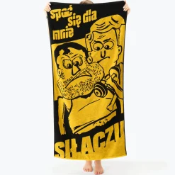 Ręcznik | spoć się dla mnie siłaczu | 2 warianty: 140×70 lub 50×100
