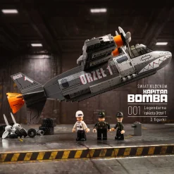 Zestaw klocków – Kapitan Bomba | Orzeł 1 | 3 figurki