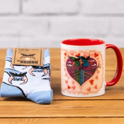 Zestaw kubek i skarpetki – Baby I love you very much